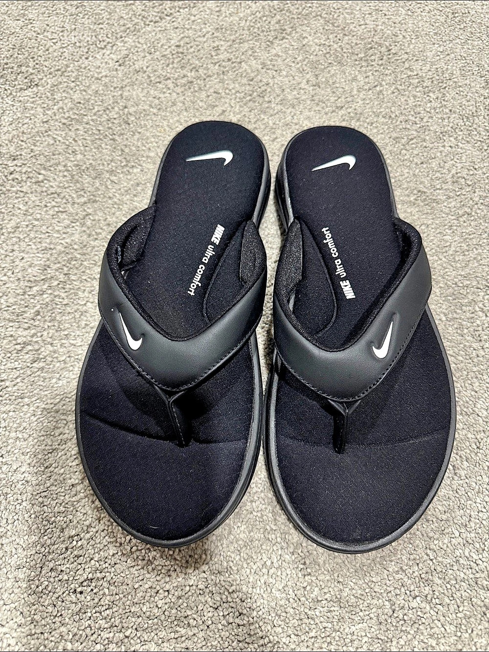Nike Ultra Comfort 3 Thong Flip Flop Black Thong Flip Flops